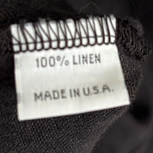 EUC Bryn Walker 100% Linen Black loose one button BlazerJacket Sz XS - Picture 8 of 9